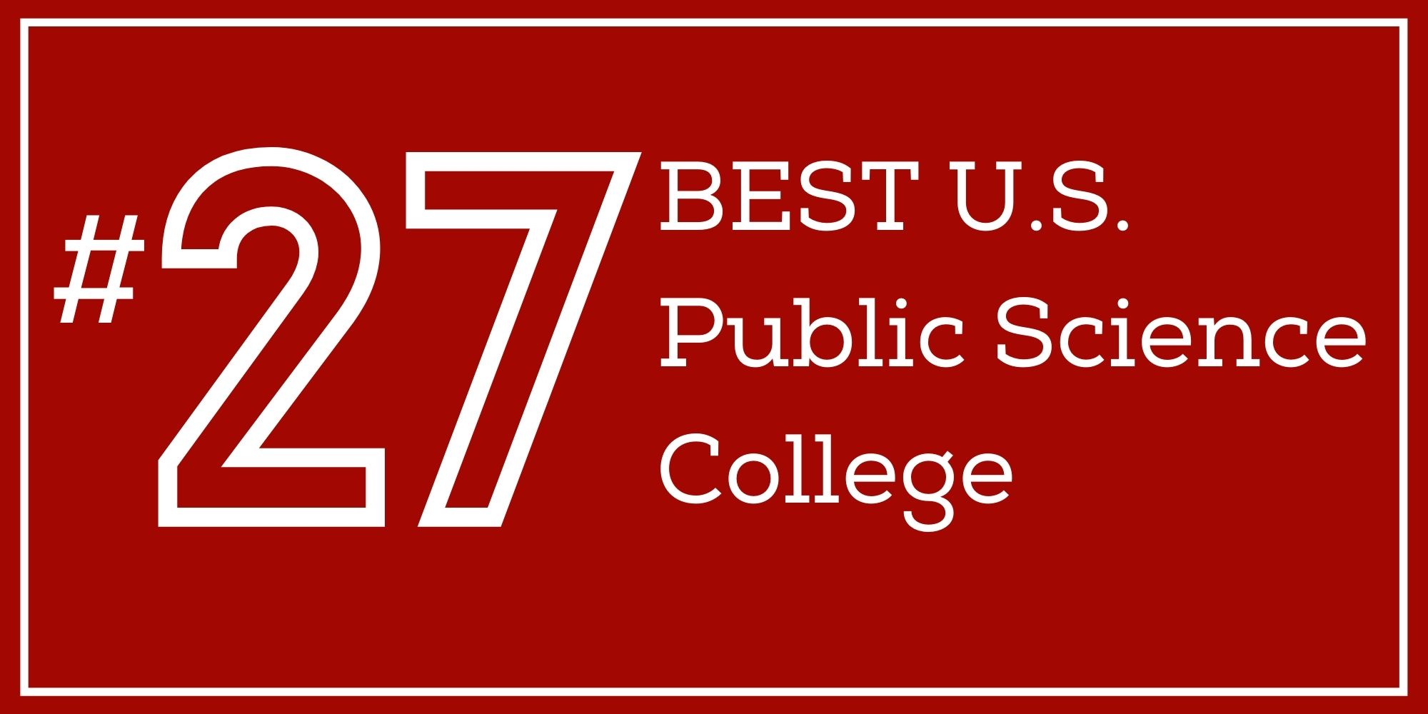 Best U.S. Public Science College