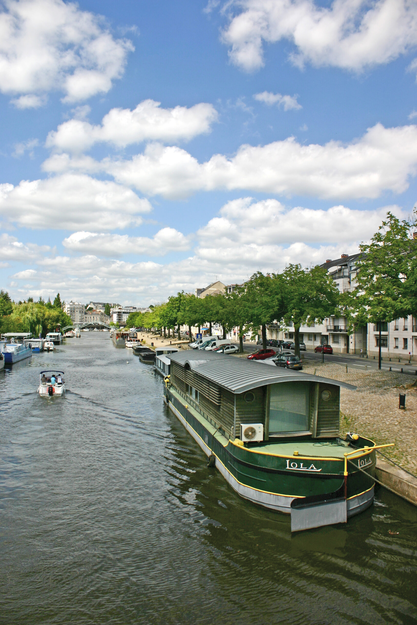 A river in Nantes, France